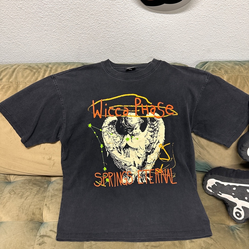 Wicca Phase Springs Eternal Black Graphic Tee vintage